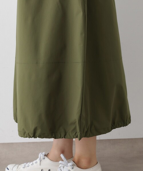 Dessin（デッサン）の「【セットアップ可・洗える】裾スピンドル付きイージースカート（スカート・レディース・ブラック/カーキ/ピンク・01/02）」の19枚目の写真