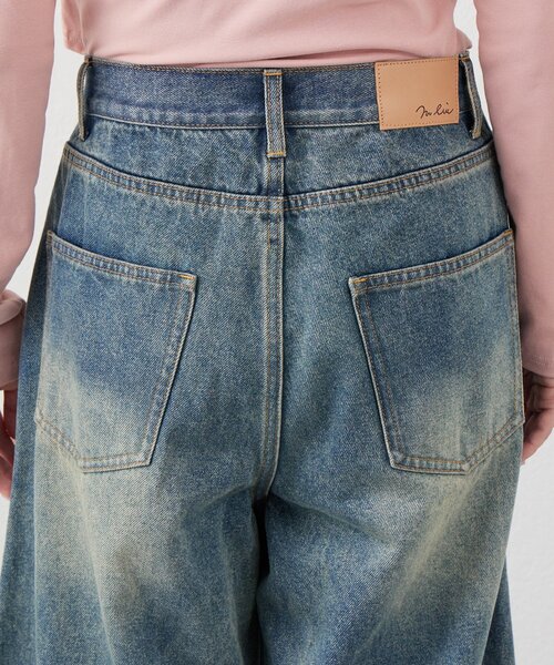 らいむ氏専用確認 mline]ヴィンテージ カーブデニム（デニムパンツ）｜mline
