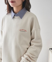A by MAGASIN DE MODE（エーバイマガジンデモード）の「【A by MAGASIN DE MODE】JERRY チーズ＆ボックス USED風 スウェット MNY（スウェット）」