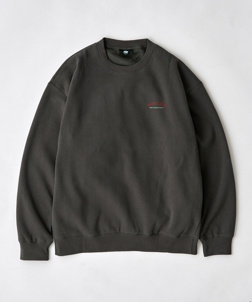 A by MAGASIN DE MODE(エーバイマガジンデモード)の「【A by MAGASIN DE MODE】JERRY チーズ&ボックス USED風 スウェット MNY(スウェット・メンズ・ブラック系1/サックスブルー/ブラック系その他2/アイボリー・L/M)」の7枚目の写真