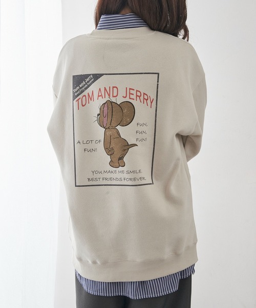 A by MAGASIN DE MODE(エーバイマガジンデモード)の「【A by MAGASIN DE MODE】JERRY チーズ&ボックス USED風 スウェット MNY(スウェット・メンズ・ブラック系1/サックスブルー/ブラック系その他2/アイボリー・L/M)」の14枚目の写真