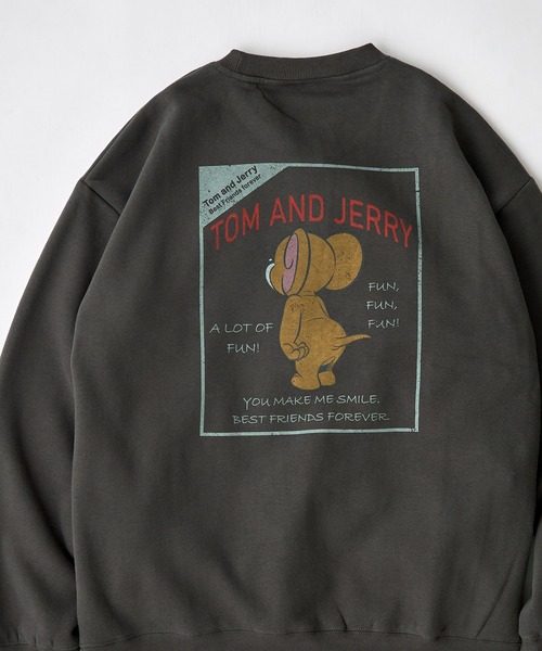 A by MAGASIN DE MODE(エーバイマガジンデモード)の「【A by MAGASIN DE MODE】JERRY チーズ&ボックス USED風 スウェット MNY(スウェット・メンズ・ブラック系1/サックスブルー/ブラック系その他2/アイボリー・L/M)」の18枚目の写真