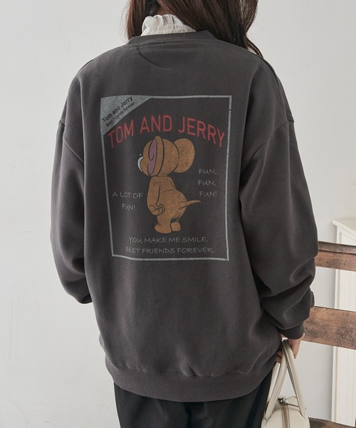 A by MAGASIN DE MODE(エーバイマガジンデモード)の「【A by MAGASIN DE MODE】JERRY チーズ&ボックス USED風 スウェット MNY(スウェット・メンズ・ブラック系1/サックスブルー/ブラック系その他2/アイボリー・L/M)」の22枚目の写真