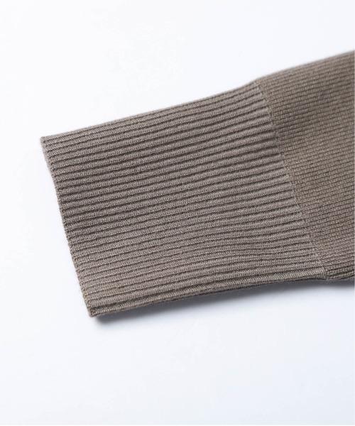 AMELY（エミリー）の「ゴールドボタンショートニットカーディガン（カーディガン/ボレロ・レディース・ネイビー/ライトベージュ/ブラック/モカ・フリー）」の7枚目の写真