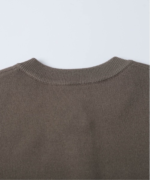 AMELY（エミリー）の「ゴールドボタンショートニットカーディガン（カーディガン/ボレロ・レディース・ネイビー/ライトベージュ/ブラック/モカ・フリー）」の8枚目の写真