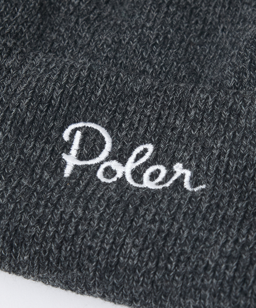 POLeR（ポーラー）の「【POLER / ポーラー】SHALLOW BEANIE / シャロー ビーニー/ユニセックス（ニットキャップ/ビーニー・メンズ・ブラック/ベージュ/オレンジ・フリー）」の9枚目の写真