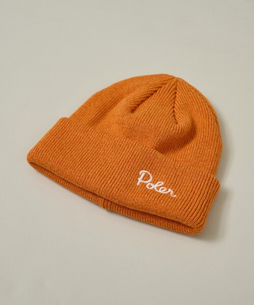 POLeR(ポーラー)の「【POLER / ポーラー】SHALLOW BEANIE / シャロー ビーニー/ユニセックス(ニットキャップ/ビーニー・メンズ・ブラック/ベージュ/オレンジ/レッド・フリー)」の16枚目の写真