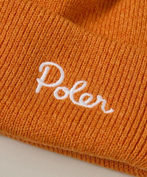 POLeR(ポーラー)の「【POLER / ポーラー】SHALLOW BEANIE / シャロー ビーニー/ユニセックス(ニットキャップ/ビーニー・メンズ・ブラック/ベージュ/オレンジ/レッド・フリー)」の10枚目の写真