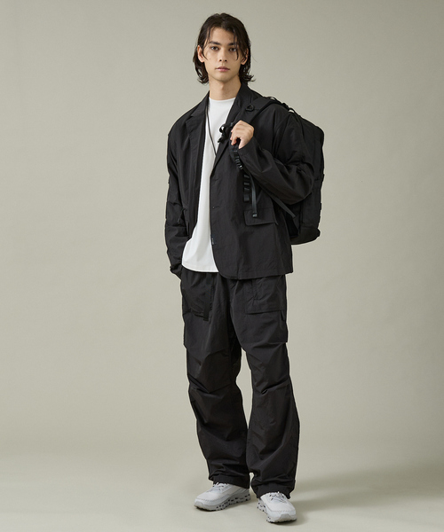 NOIR（ノワール）の「【NoiR / ノワール】NW25003 Connect Jacket / コネクトジャケット（テーラードジャケット・メンズ・ブラック・M/L）」の3枚目の写真