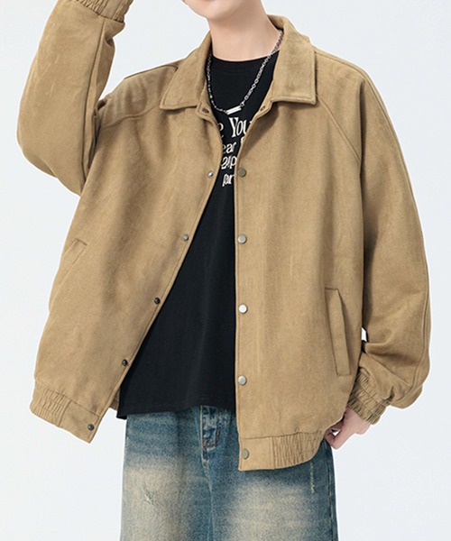 セール】スウェードドルマンジャケット/Suede dolman jacket（ブルゾン