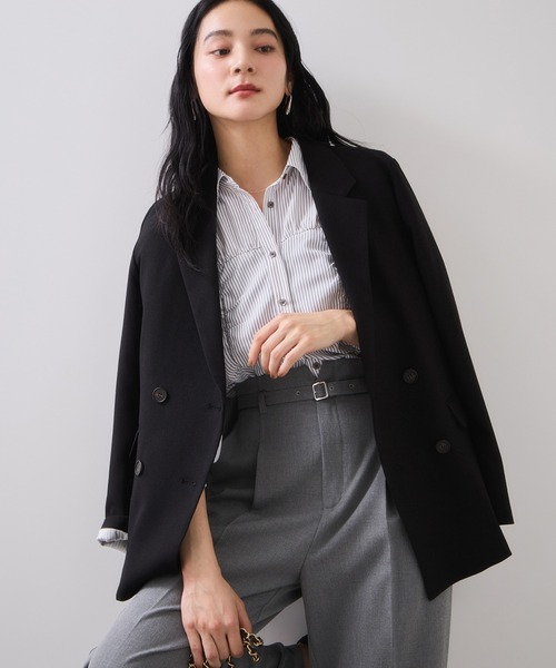 VIS（ビス）の「シャーリングギャザー切替シャツ/イージーケア（シャツ/ブラウス・レディース・ピンク系その他2/ホワイト系その他/サックスブルー・FREE）」の21枚目の写真