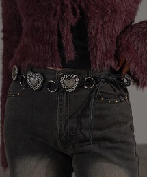 apres jour mignon（アプレジュールミニョン）の「【apresjour mignon×ARIAZ】ハートデザインリボンベルト（ベルト）」