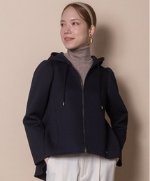 anni plus（アニープラス）の「ダンボールニット　ジップパーカ（パーカー）」