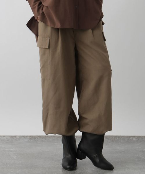 .　　　【goa 】00sビンテーカーゴパンツ ブラウン カーゴパンツ 「HOOK」切り替えビッグポケットカーゴパンツ メンズ
