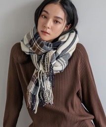 LOWRYS FARM | チェックムジストール 580202(ストール/ショール)