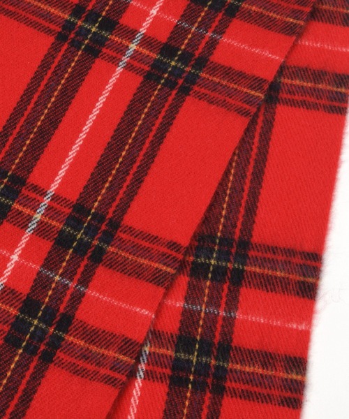 LOWRYS FARM（ローリーズファーム）の「チェックムジストール 580202（ストール/ショール・レディース・ホワイト/レッド/グリーン/アイボリー・FREE）」の18枚目の写真