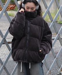 WEGO | WEGO/【25年秋冬新作】コーデュロイパファーブルゾン(ダウンジャケット/コート)