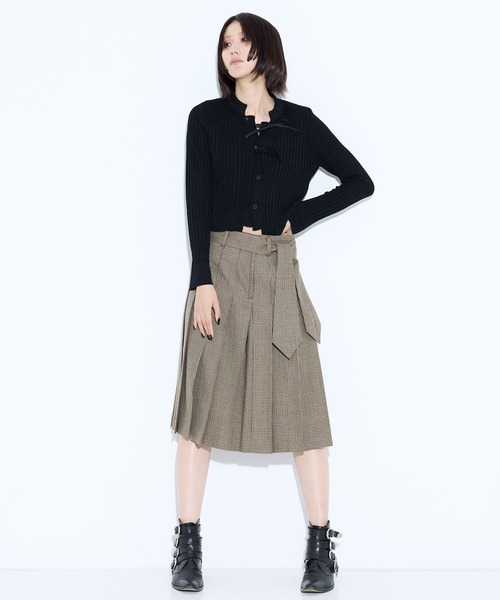 TOGA PULLA/トーガプルラ】Wool check skirt/ウールチェックスカート
