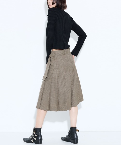 TOGA PULLA/トーガプルラ】Wool check skirt/ウールチェックスカート