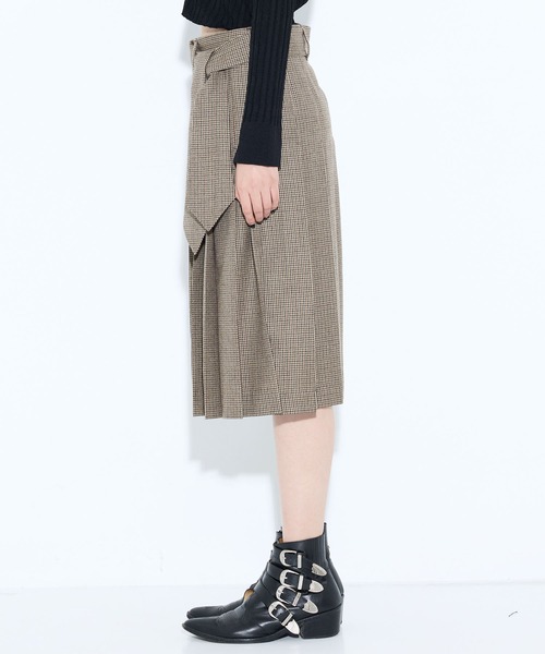 TOGA PULLA チェックスカート　新品 TOGA PULLA/トーガプルラ】Wool check skirt/ウールチェックスカート
