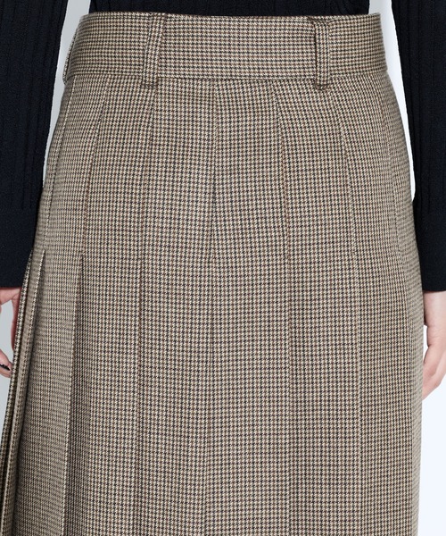 TOGA PULLA/トーガプルラ】Wool check skirt/ウールチェックスカート