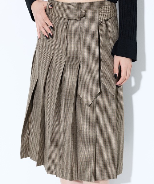 TOGA PULLA/トーガプルラ】Wool check skirt/ウールチェックスカート