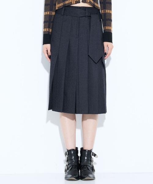 TOGA PULLA チェックスカート　新品 TOGA PULLA/トーガプルラ】Wool check skirt/ウールチェックスカート