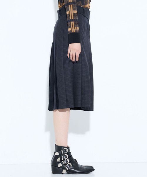 TOGA PULLA チェックスカート　新品 TOGA PULLA/トーガプルラ】Wool check skirt/ウールチェックスカート