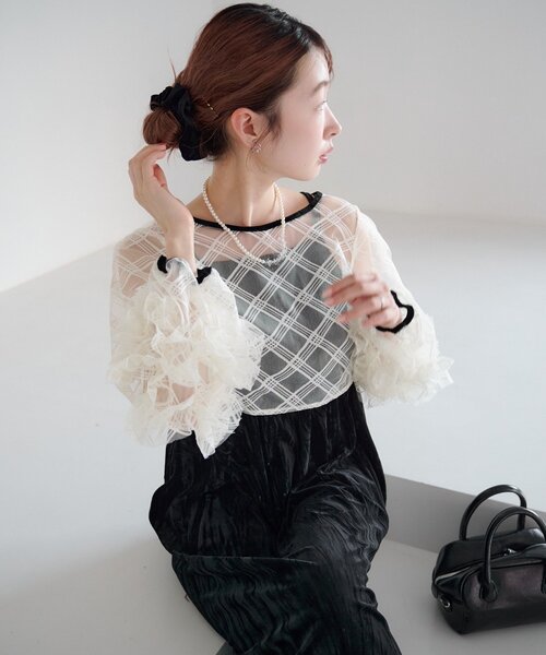 セール】【結婚式/オケージョン/2サイズ展開/WEB先行】シアーチェック