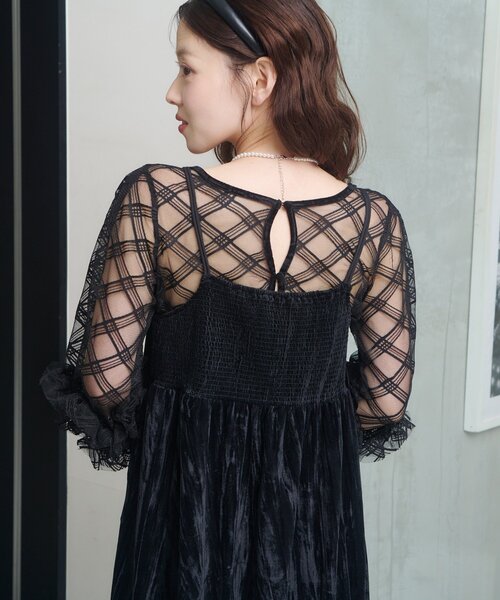 セール】【結婚式/オケージョン/2サイズ展開/WEB先行】シアーチェック