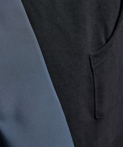 Soiunique（スワユニーク）の「異素材切替バックタックデザインパーカー ［Soiunique］（パーカー・レディース・ネイビー系/ブラック系/カーキ系・M/L/LL）」の22枚目の写真