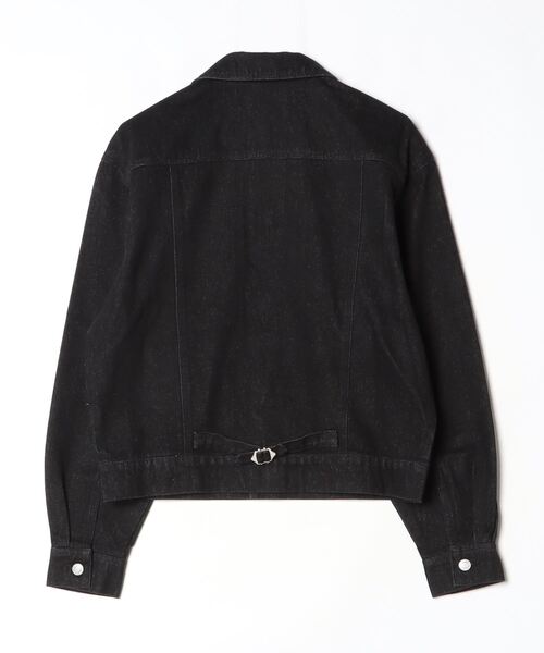ユニセックス】ショート丈デニムジャケット/セットアップ着用可