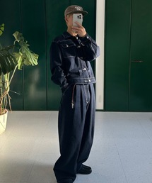 UNDERSTATEMENTs（アンダーステイトメント）の「【ユニセックス】ショート丈デニムジャケット/セットアップ着用可（デニムジャケット）」