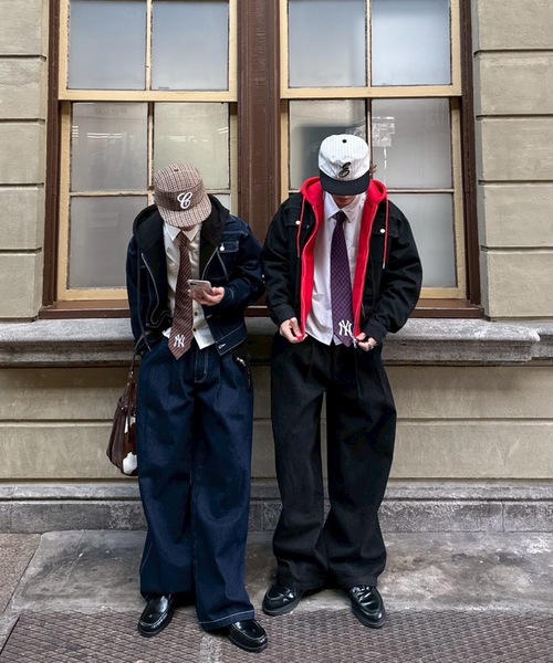 UNDERSTATEMENTs（アンダーステイトメント）の「【ユニセックス】ショート丈デニムジャケット/セットアップ着用可（デニムジャケット・メンズ・ブラック/インディゴブルー・LARGE/MEDIUM）」の21枚目の写真