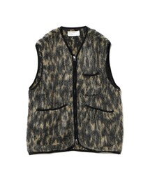 Universal Works / フリース ジップ ジレ