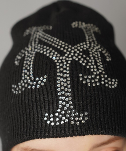 NEW ERA/ニューエラ】シングルビーニー/ニット帽/ラインストーン