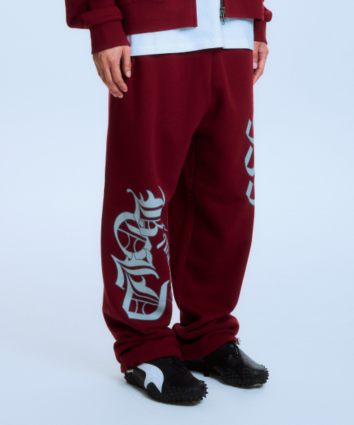 ARCHIVE BOLD（アーカイブボールド）の「AB STANCE SWEAT PANTS (BURGUNDY)（スウェットパンツ・メンズ・その他・SMALL/MEDIUM/LARGE）」の2枚目の写真