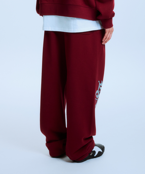 ARCHIVE BOLD（アーカイブボールド）の「AB STANCE SWEAT PANTS (BURGUNDY)（スウェットパンツ・メンズ・その他・SMALL/MEDIUM/LARGE）」の3枚目の写真