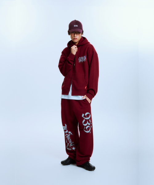 ARCHIVE BOLD（アーカイブボールド）の「AB STANCE SWEAT PANTS (BURGUNDY)（スウェットパンツ・メンズ・その他・SMALL/MEDIUM/LARGE）」の4枚目の写真