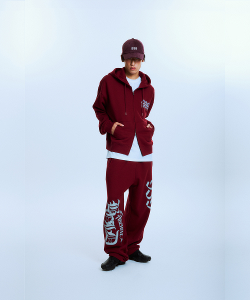 ARCHIVE BOLD（アーカイブボールド）の「AB STANCE SWEAT PANTS (BURGUNDY)（スウェットパンツ・メンズ・その他・SMALL/MEDIUM/LARGE）」の5枚目の写真