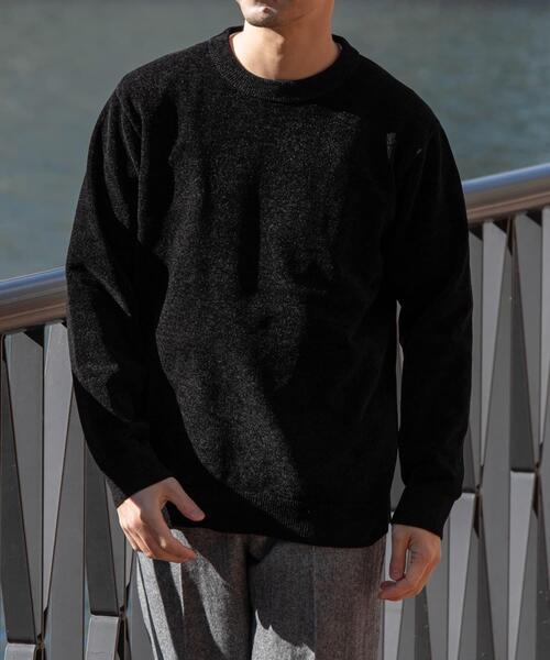 セール】『XLサイズあり』モールクルーネックニット（ニット/セーター