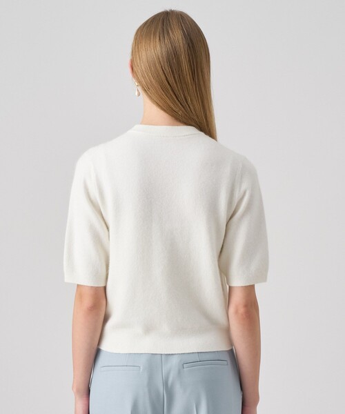 ANAYI（アナイ）の「【セットアップ対応商品】リップルビーズ プルオーバー（ニット/セーター・レディース・イエロー/ダークブラウン/オフホワイト/ブラック・36/38）」の7枚目の写真