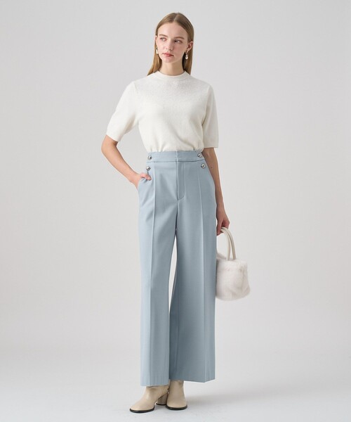 ANAYI（アナイ）の「【セットアップ対応商品】リップルビーズ プルオーバー（ニット/セーター・レディース・イエロー/ダークブラウン/オフホワイト/ブラック・36/38）」の9枚目の写真