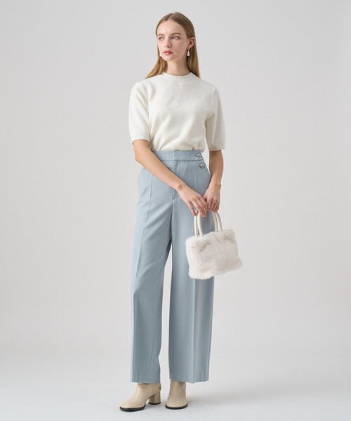 ANAYI（アナイ）の「【セットアップ対応商品】リップルビーズ プルオーバー（ニット/セーター・レディース・イエロー/ダークブラウン/オフホワイト/ブラック・36/38）」の10枚目の写真