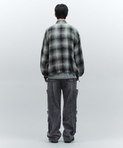INSILENCE(インサイロンス)の「リネンチェックブルゾン ブラック(ブルゾン・レディース・その他・SMALL/MEDIUM)」の4枚目の写真