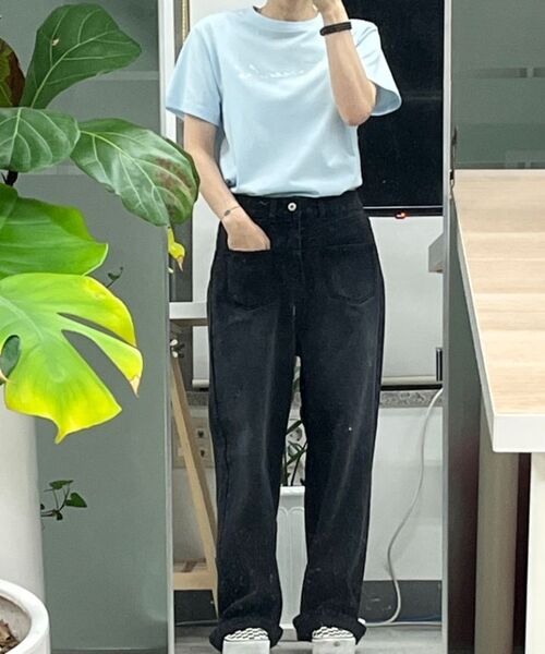 THE GREEN LAB（ザグリーンラボ）の「ザ グリーン ラボ ホイル レタリング 半袖Tシャツ [ホワイト]（Tシャツ/カットソー・レディース・その他・FREE）」の13枚目の写真