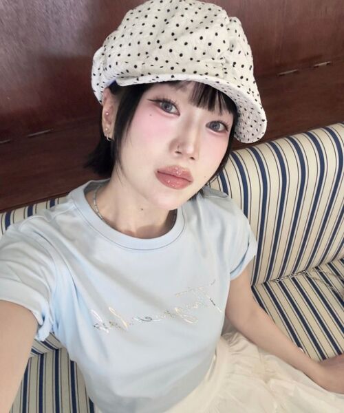 THE GREEN LAB（ザグリーンラボ）の「ザ グリーン ラボ ホイル レタリング 半袖Tシャツ [ホワイト]（Tシャツ/カットソー・レディース・その他・FREE）」の14枚目の写真
