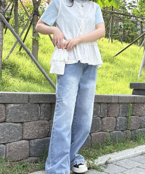 THE GREEN LAB（ザグリーンラボ）の「ザ グリーン ラボ ホイル レタリング 半袖Tシャツ [ホワイト]（Tシャツ/カットソー・レディース・その他・FREE）」の20枚目の写真