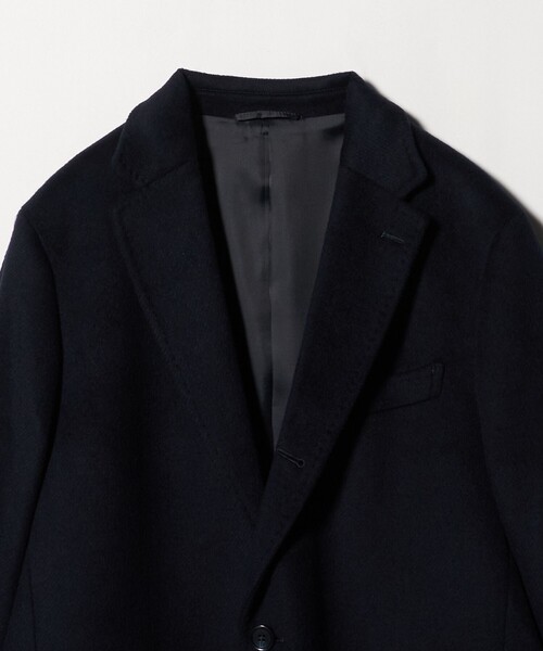 カシミヤブレンド ネイビー チェスターコート＜A DAY IN THE LIFE