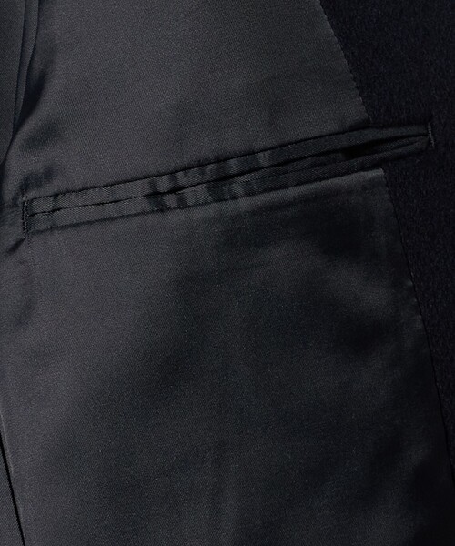 A DAY IN THE LIFE UNITED ARROWS(アデイインザライフユナイテッドアローズ)の「カシミヤブレンド ネイビー チェスターコート<A DAY IN THE LIFE>(チェスターコート・メンズ・ネイビー・L/XL/S/M)」の17枚目の写真